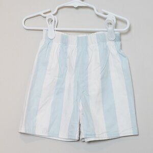 Toddler Boys' Boutique Blue & White Striped Shorts Size 3